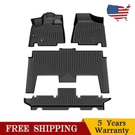 Viwik 590451259567 Floor Mats For 08-20 Dodge Grand Caravan All Weather Front And Rear Liner