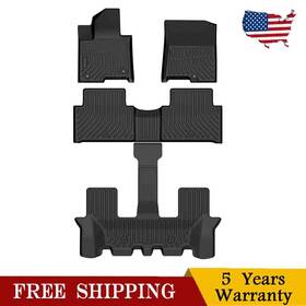 Viwik 590451278032 Floor Mat Liners For 2021-2024 Kia Sorento 7 Seat Hybrid All Weather Waterproof