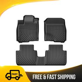642370 Viwik Floor Mats Tpe Rubber Liners All Weather For 2023 Honda Hr-v