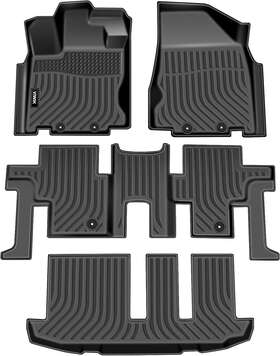 Viwik 696591394811 Floor Mats Compatible For 2013-2020 Pathfinder 7 Seat/ 2014-2020 Qx60/ Car