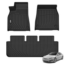 9760ffm264uus Viwik Floor Mats Fit For Tesla Model S 2021 2022 2023 2024 All Weather Custom