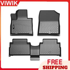 Bul110092 Viwik Floor Mats Liners For Hyundai Santa Fe 2021 2022 2023 Tpe Rubber All Weather