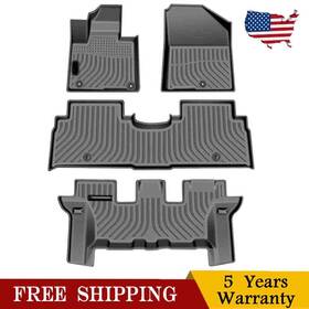 Bul902282 Viwik Floor Mats For 2016 2017 2018 2019 2020 Kia Sorento All Weather Tpe Rubber