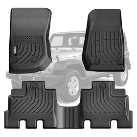 Ffm24 Viwik Car Floor Mats For Jeep Wrangler Jk 2014 2015 2016 2017 2018 Not 2