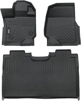 Fin369545 Viwik Floor Mats Liner All Weather For 2018 2019 2020 2021 Chevrolet Equinox Black Set
