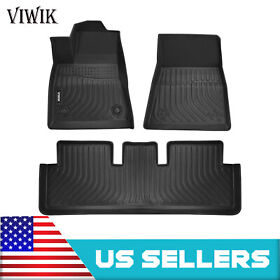 Mct759411 Viwik Floor Mats Tpe Front And Rear Liner Set For 2016-2020 Honda Civic New