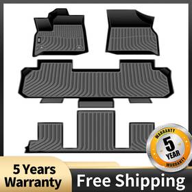 Gchjnd265548 Viwik For Chevrolet Traverse 7 Seat 2018-2024 All Weather Rubber Liners Floor Mats Tpe