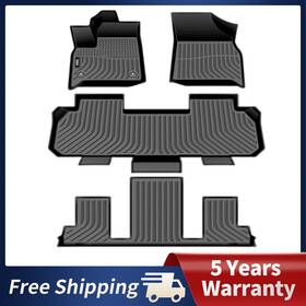Gd256yj712 Viwik For Chevrolet Traverse 7 Seat 2018-2024 All Weather Rubber Liners Floor Mats Tpe