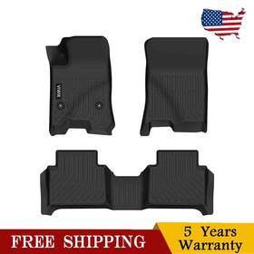 Jmtyddf516482 Viwik Floor Mats Liners For Chevy Colorado Crew Cab 2023-2024 Tpe All Weather Rubber