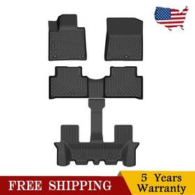Sfd65g2894 Viwik Floor Mat Liners For 2021-2024 Kia Sorento 7 Seat All Weather Not Hybrid