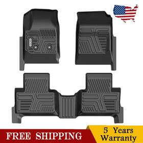 Top861217 Viwik Floor Mats Liners For 2015 2016 2017 2018 2019-2022 Chevrolet Colorado Crew Cab