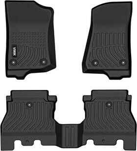 Viw144615 Viwik Floor Mats For Jeep Wrangler Jl 4-door 2018-2024 Tpe All Weather Rubber Liner