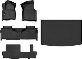 Viw527432 Viwik Floor Mats Fits Chevy Suburban Gmc Yukon Xl 2021-2024 Rubber Liners Tpe 8-seat
