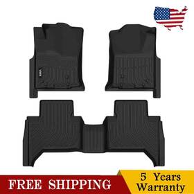 Viw833238 Viwik For Toyota Tacoma 2005-2011 Double Cab All Weather Rubber Liners Floor Mats