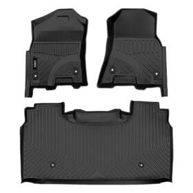 Xia210799 Viwik Floor Mats Rubber Liners All Weather Tpe For Ram 1500 Crew Cab 2019-2021
