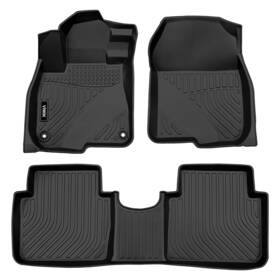 Zon882152 Viwik New Car Floor Mats For 17-2022 Honda Cr-v All-weather Tpe Rubber Black