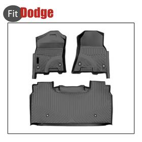 Zon902072 Viwik Tpe Floor Mats Liner For Dodge Ram 1500 Crew Cab 2019-2024 Not Classic