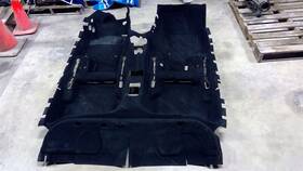 1k1863367bh Volkswagen 2013 13 Vw Golf Gti Htbk 2 Dr Interior Floor Carpet Black 112356