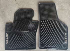 1km06150hb041 Volkswagen 2013 Vw Jetta Front Rubber Monster Floor Mats Oem
