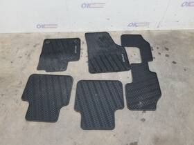 222.vw1324 Volkswagen 24 2024 Atlas Se Technology Rubber Floor Mat Set Black