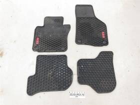 232.vw1g13 Volkswagen Gti Golf Mk6 Front And Rear Floor Mat Set Fits 2010-2014