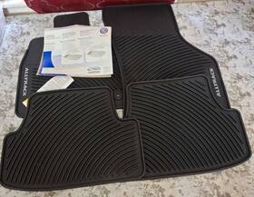 5g9061550041 Volkswagen Genuine Alltrack All-weather Floor Mats Oem Black Golf