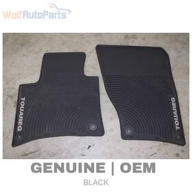 7p1061501 Volkswagen 2011-2018 Vw Touareg - Front Rubber Floor Mat Set