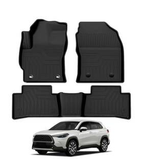 17b061541dsp Volkswagen Accessories Falafa Floor Mats Fit For 2022-2025 Toyota Corolla Cross Fwd Not