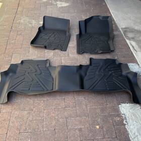 3cn-061-541-adsp Volkswagen Accessories Floor Liner-muddybuddy - Third-row Black Vw Oem