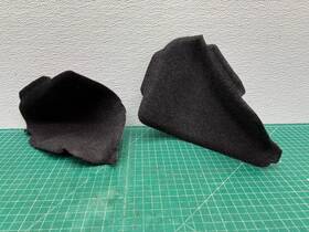 30659198 Volvo 11-18 S60 Trunk Carpet Cover Pair Set Oem
