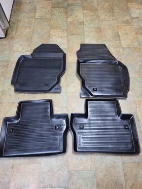 31292049 Volvo 31292949 Genuine Xc70 All Weather Rubber Floor Mats Off Black Oem