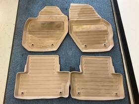 39822900 Volvo 10-17 Xc60 Beige Mocca Brown Rubber All Weather Floor Mats