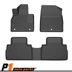 Zp040513 Vr Auto Parts All-weather 1st And 2nd Row Tpe Floor Mats Fit For Hyundai Palisade 20-24
