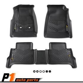 Zp101202 Vr Auto Parts Tpe Floor Mats Fit For 15-22 Chevy Colorado Crew Cab/ Gmc Canyon Full Set Liners