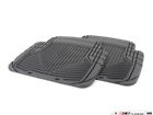 W50 Weathertech Rear Floor Mats Black 787765034432