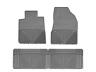 W68gr-w25gr Weathertech Floor Mats For Acadia Traverse Enclave Grey