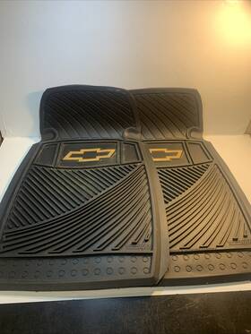001680 Weather Pro 2002 Chevy Universal Size Rubber Front Floor Mats Plasticolor
