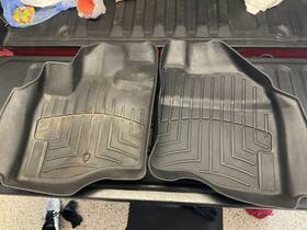 00045 Weather Tech 44031/00045 Weathertech Liners Front Floor Mats Lincoln Mks / Ford Taurus Black