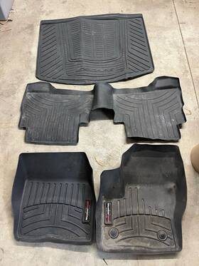 1040-n Weather Tech/ford 1040-n/a 2013-2019 13-19 Escape Front Rubber Floor Mats Oem Rear
