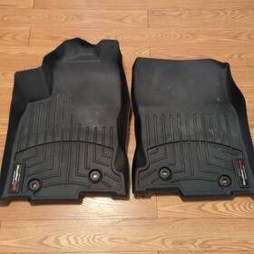 01522 Weathertech 01473 Black Front Floor Liners # And #01522 For Lexus