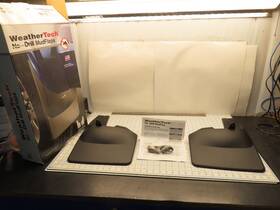 120066 Weathertech Weather Tech Rear Splash Guards Mud Flaps 17-20 Super Duty