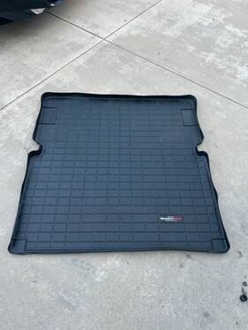 401262 Weathertech Cargo Trunk Liner Behind Second Row Black For 2019-2027 Bmw X7