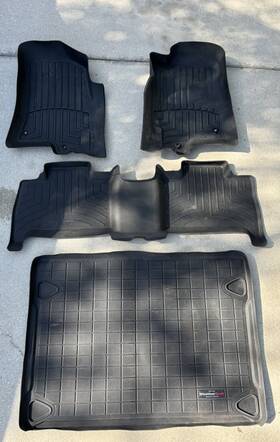 40299 Weathertech Complete Set Front 2nd Row Cargo Liner Mat 2006-2010 Hummer H3