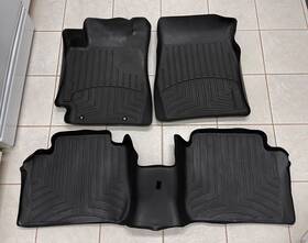 440512 Weathertech Floorliner Floor Mats For 2002-2006 Toyota Camry Black Front And Rear