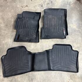 44060-1 Weathertech 44060-1/00088 2004-2007 Honda Accord Sedan Floor Liners Black Mats