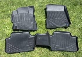 44060-1 Weathertech 44060-1/00089 00088 440602 Floor Mats Liner Honda Accord 2003-2007 Black All-weather 3pc Set