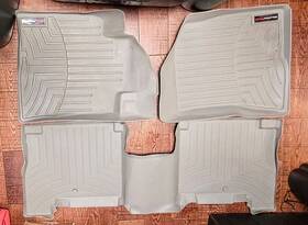 440961 Weathertech 2007-2009 All Weather Floor Mats Liners Hyundai Santa Fe Gray