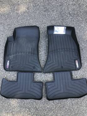 4410491-443862 Weathertech Floorliner For 2015-2016 Dodge Challenger - 1st And 2nd Row Black