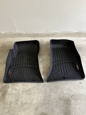4410491 Weathertech Floorliner For 2017-2023 Dodge Challenger - 1st Row Only Black