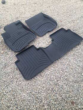441110-1-2im Weathertech Floorliner Hp For 2017-2022 Honda Cr-v - 1st And 2nd Row Black